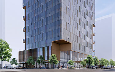 ZGF-designed Bellevue office tower heads into design review - KG 